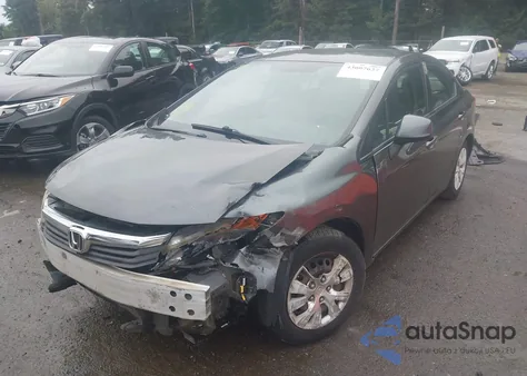 2012 Honda Civic Lx from USA, damaged, VIN 2HGFB2F58CH561938